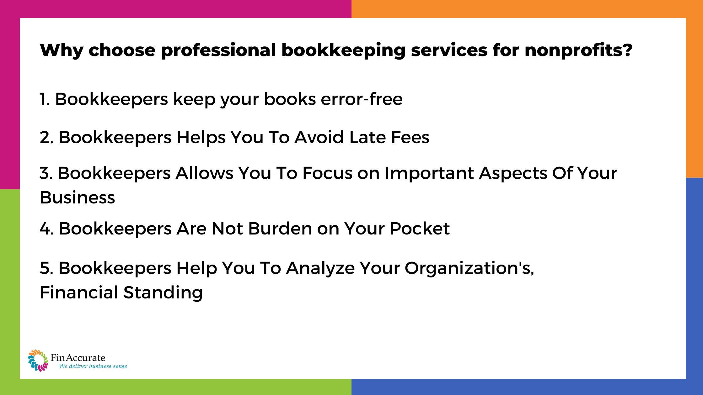 bookkeeping for non-profits